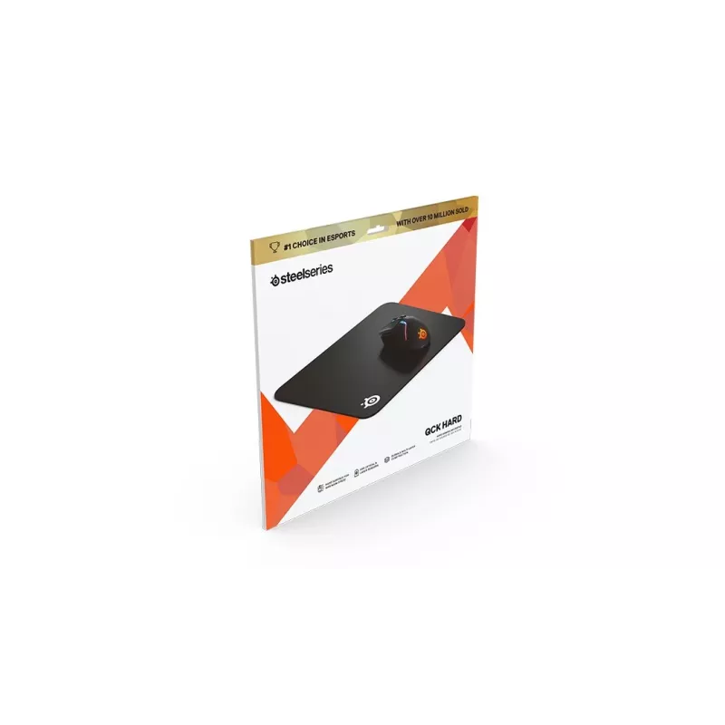 Steelseries QcK Hard Gaming pelės kilimėlis juodas