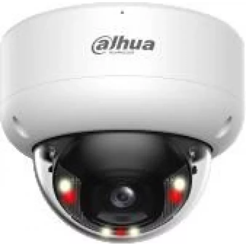 Dahua WizSense kupolinė IP apsaugos kamera IPC-HDBW3849E-AS-IL — 3840×2160, lubinis montavimas, laidinis, juoda