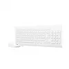 Lenovo GX30W75336 510 belaidis klaviatūros ir pelės derinys, 2,4 GHz nano USB, baltas