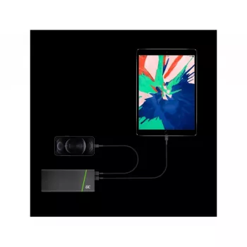 Lightning laidas Green Cell KABGC18 — 2 m, Lightning į USB-A, juodas