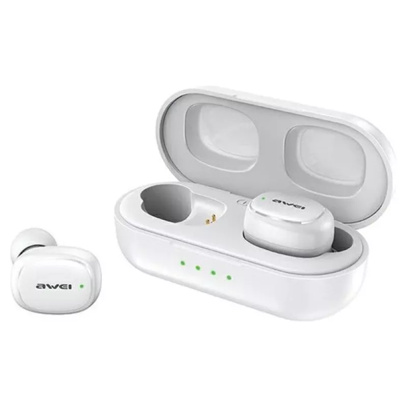 Awei AWE000177 Baltos belaidės ausinės TWS Bluetooth 5.1