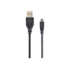 Gembird 1.8m USB 2.0 A/mini-USB M USB kabelis USB A Mini-USB B Juoda