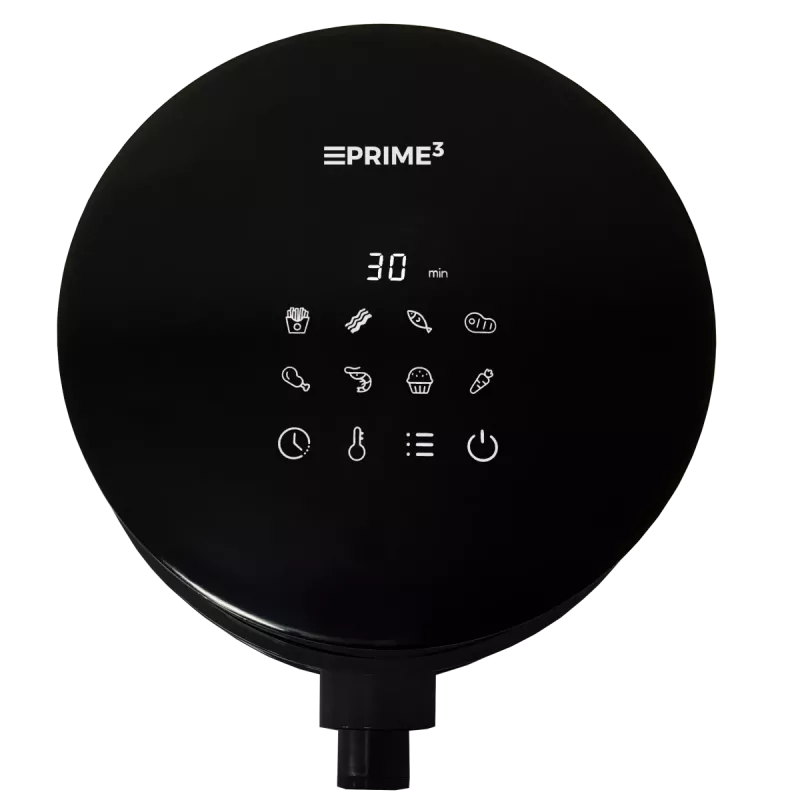 Oro gruzdintuvė PRIME3 SAF31 2,5 l, 1200 W, karšto oro bekepė juoda