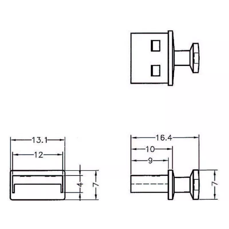 Apsauginis USB Type-A lizdo dangtelis DeLOCK 64009 (10 vnt.)