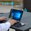 Outdoor omnidirectional 4G LTE antena QOLTEC 57044, 5 dBi, 600–2700 MHz, 50 W, 50 Ω, baltas varinis korpusas