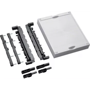 Hager UE21E0. Produktfarbe: Schwarz, Weiß, Material: Kunststoff, Anzahl enthaltener Produkte: 1 Stück(e). Breite: 300 mm, Tiefe: 110 mm, Höhe: 250 mm 
