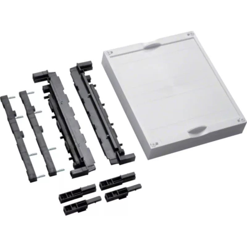 Hager UE21E0. Produktfarbe: Schwarz, Weiß, Material: Kunststoff, Anzahl enthaltener Produkte: 1 Stück(e). Breite: 300 mm, Tiefe: 110 mm, Höhe: 250 mm 