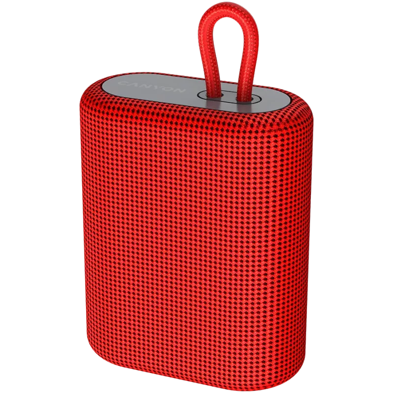 Canyon Bluetooth Garsiakalbis BSP-4 TF skaitytuvas/USB-C/5W raudonas