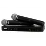 Shure BLX288E/SM58-H8E - belaidė sistema su imtuvu ir dviem SM58 mikrofonais