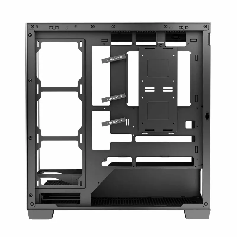 Korpusas MODECOM Volcano Stellar NF ATX midi tower, grūdintas stiklas, juodas, palaiko ATX/micro ATX, GPU iki 420mm, CPU aušintuvas 175mm