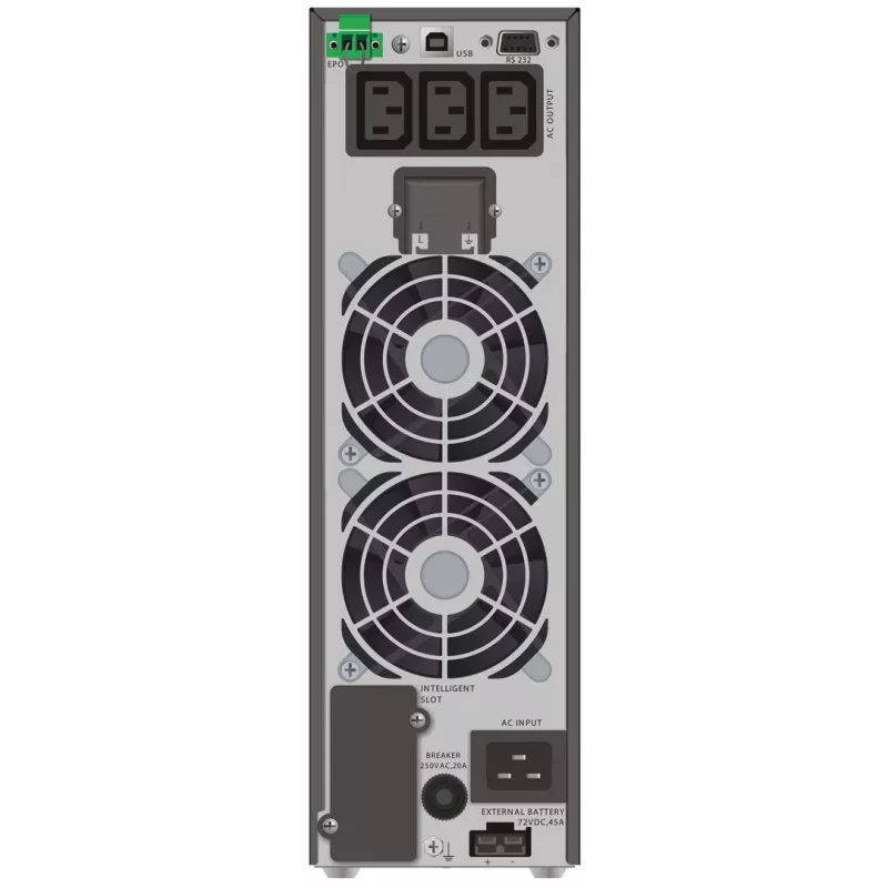 PowerWalker VFI 3000 TGS nepertraukiamo maitinimo šaltinis (UPS) Dvigubo keitimo (Online) 3 kVA 2700 W 3 AC išvesties lizdai