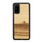 Telefono dėklas iš medžio ir polikarbonato Samsung Galaxy S20 Terra Black – apsauginis dėklas