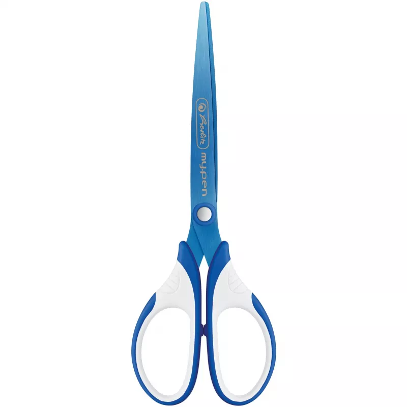 Vienas rašiklis Herlitz my.pen Straight Cut mėlynas baltas