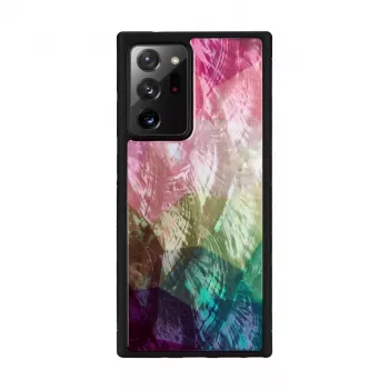 Apsauginis dėklas iKins Samsung Galaxy Note 20 Ultra – vandens gėlių raštas, juodas