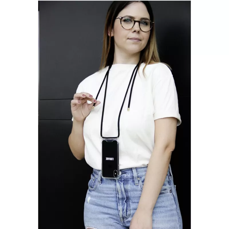 Dėklas Coros LOO005 iPhone XS Max 16,5 cm (6,5 colių) Juodas Peršviečiamas