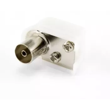 SBOX KON.RF-F koaksialinis adapteris 90° moteriškas