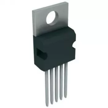 DC/DC perjungiamasis stabilizatorius Texas Instruments LM2576HVT-12/NOPB, TO-220-5 korpusas, fiksuota 12V išėjimo įtampa