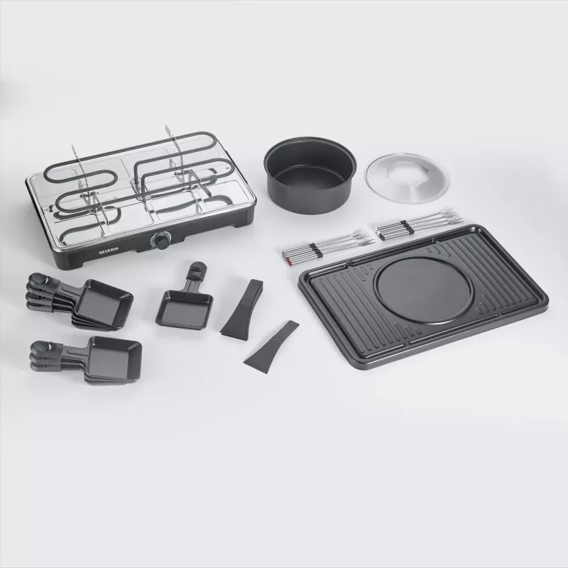 Raclette kepsninė Severin RG 2347 8 asmenims 1400 W juoda