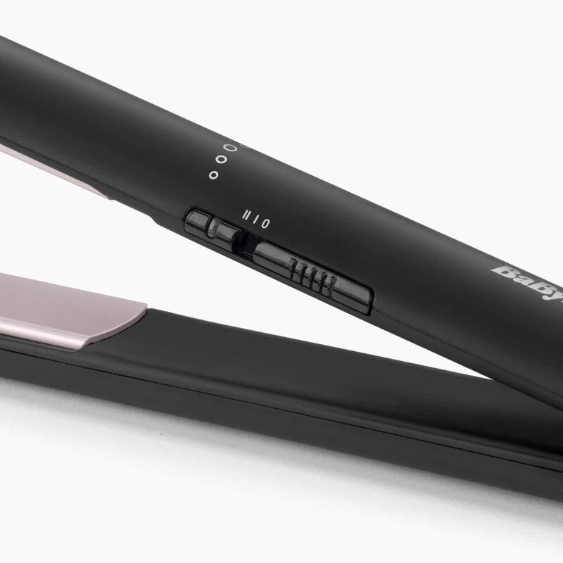 Tiesintuvas plaukams BaByliss CERAMIC 230 – keraminės plokštelės, 2 šilumos lygiai, 1,8 m laidas, juoda