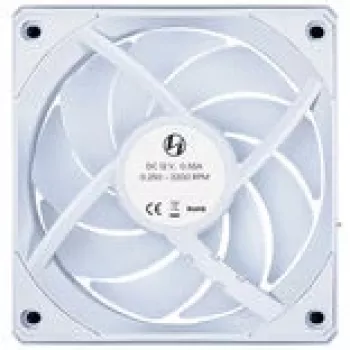120 mm korpuso ventiliatorius Lian Li UNI FAN CL Wireless — baltas, belaidis RGB valdymas, grandininis jungimas