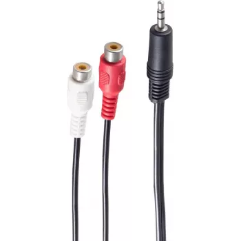Audio kabelis 3,5 mm 2 x RCA ShiverPeaks BS30771
