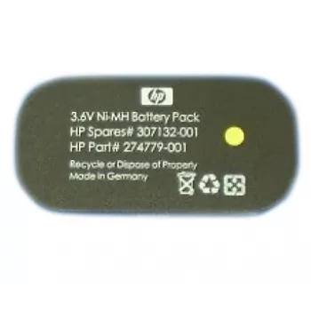 3.6V NiMH baterijų blokas 500mAh ovalios formos