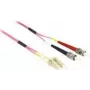 Optinis pluoštinis kabelis DeLOCK LC į ST multi-mode OM4 0,5 m