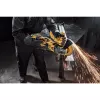 Kampinis šlifuoklis DeWalt DCG460N-XJ 54V bešepetėlis variklis, 230 mm diskas