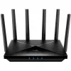 Stalininis maršrutizatorius Cudy WR11000 – tribandinis 2,4/5/6 GHz, Wi‑Fi 7, 4× 2,5 Gigabit LAN, 5765 Mbps 6 GHz juostoje, 512 MB RAM