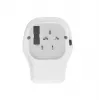 Sieninis kelioninis adapteris GEMBIRD TPA-1A2C20-02-W 20W — 1×USB-A + 2×USB-C, G tipo kištukas, 100–250V, baltas