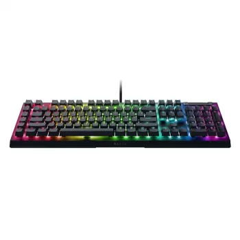 Razer BlackWidow V4 X mechaninė žaidimų klaviatūra, Yellow jungikliai, US išdėstymas, laidinė, juoda