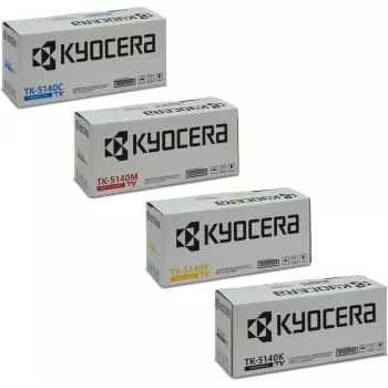 Originalus Kyocera TK-5140 tonerių rinkinys – 4 spalvų multipack (cianas, magenta, geltona, juoda)