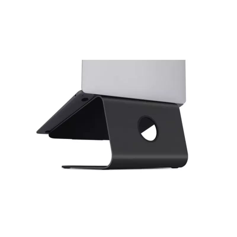 Rain Design mStand – stovas nešiojamam kompiuteriui – juodas – aliuminis – tinka visiems MacBook – 253 mm – 190 mm