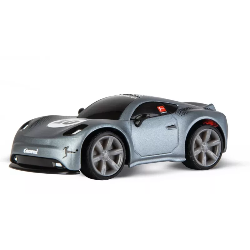 RC Automobilis Bundesliga Mini RC 1:43 Pilkas