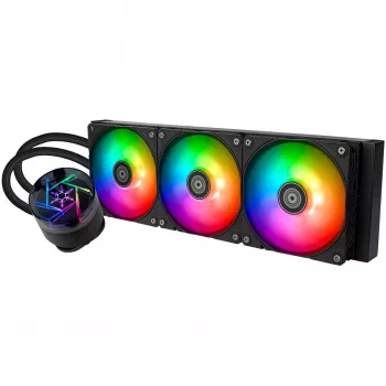 NovaPeak 360 ARGB 360 mm skysčio aušinimo sistema, juoda