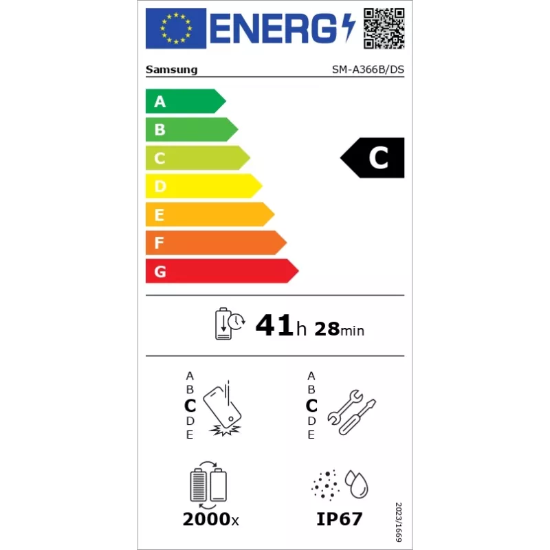 Samsung Galaxy A36 5G Enterprise Edition 17 cm (6.7 col.) Dual SIM Android 15 USB Type-C 6 GB 128 GB 5000 mAh Juoda