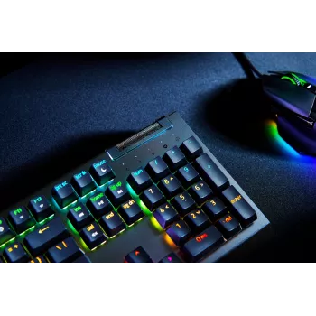 Razer BlackWidow V4 X klaviatūra žaidimams USB QWERTY JAV anglų žalia