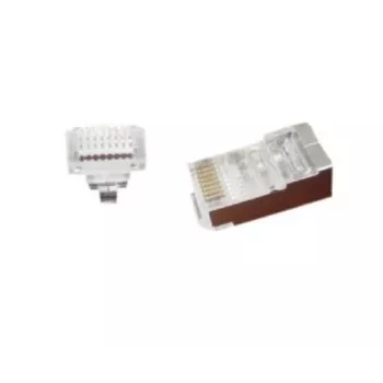 RJ-45 kištukas Gembird LC-PTF-01/10, praeinamas, ekranuotas, 10 vnt.
