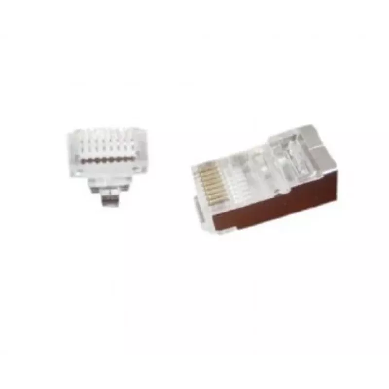 RJ-45 kištukas Gembird LC-PTF-01/10, praeinamas, ekranuotas, 10 vnt.