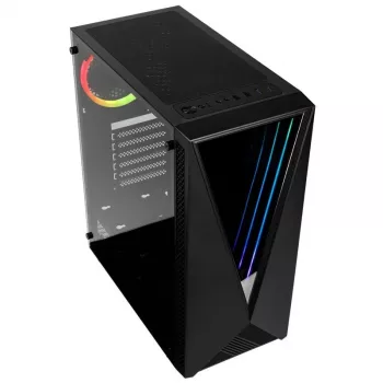 Kolink VOID RGB Midi Tower korpusas, juodas, su LED ventiliatoriumi, langu ir dulkių filtru