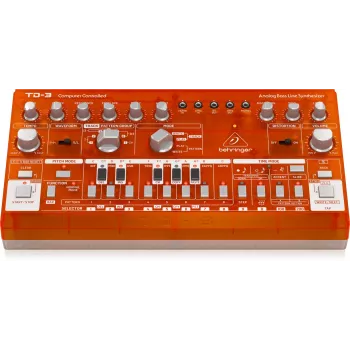 Analoginis sintezatorius Behringer TD-3-SB Red 9V DC
