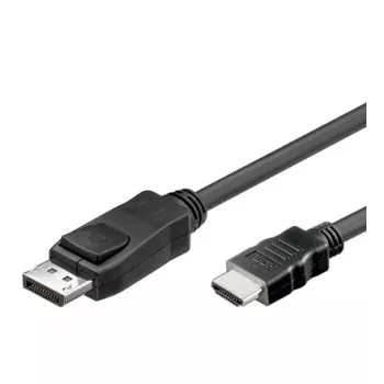 Kabelinis adapteris Alcasa DP-HDMI 2m DisplayPort į HDMI Type A juodas