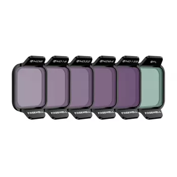 6 vienetų Freewell filtrų rinkinys FW-DFL-STD, skirtas DJI Flip Standartinė diena