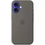Apple iPhone 16 Silikoninis Dėklas su MagSafe Stone Gray
