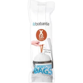 Brabantia 116728 šiukšlių maišas 12 L baltas