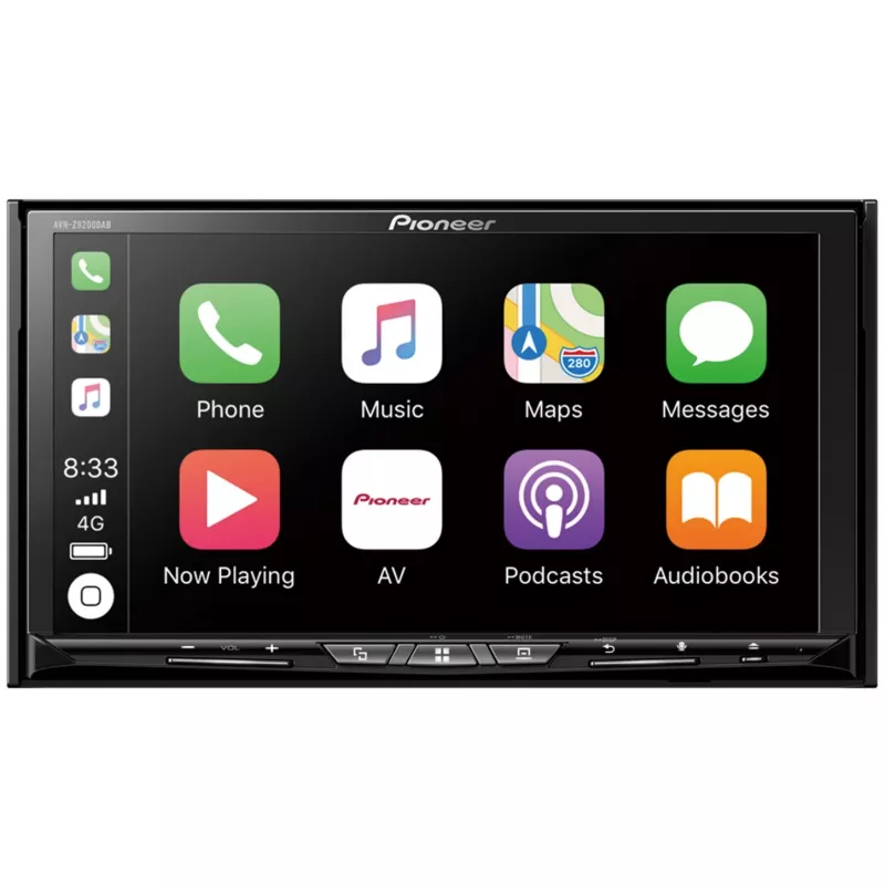 Pioneer AVH-Z9200DAB 2 DIN multimedijos imtuvas, juodas, 50 W, 4.0 kanalai