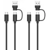USB 3.2 Gen 1 (3.1 Gen 1) kabelis Speedlink SL-460101-BK, 3 m, USB A/USB C į USB C, juodas