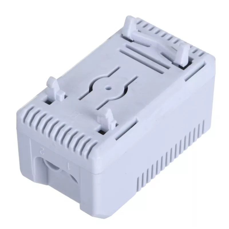Termostatas Alantec KTS, sukamasis valdymas, IP20, plastikinis korpusas, pilkas, -45–70°C, 60×33×43 mm