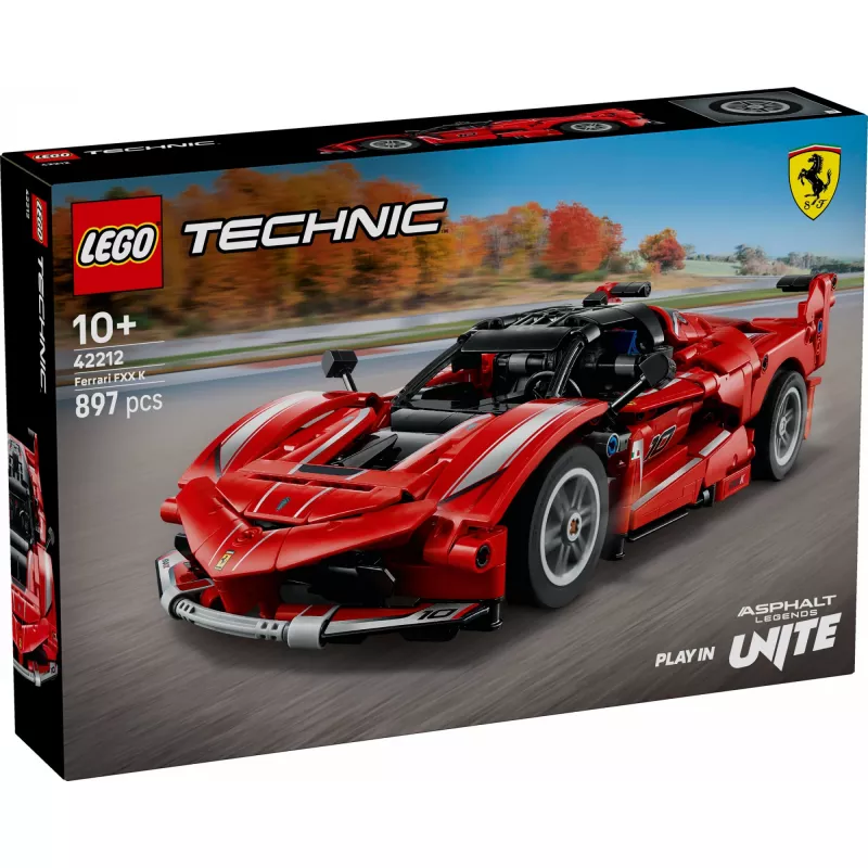 Konstruktorius LEGO Technic Ferrari FXX K mastelis 1:10, 897 detalių, nuo 10 metų