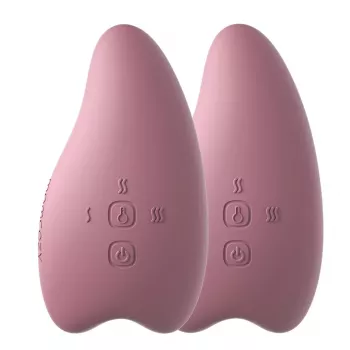 Momcozy LM009 šildantis ir vibruojantis laktacinis masažuoklis, rožinis